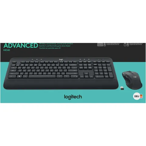 Logitech Wireless Keyboard+Mouse MK545 black retail – Bild 5