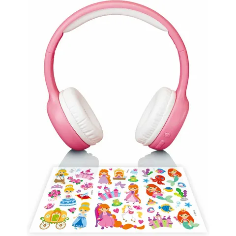 Lenco Bluetooth-Kopfhörer f.Kinder HPB-110 Pink) – Bild 2