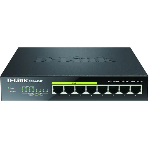 Switch D-Link DGS-1008P 8 GE PoE retail – Bild 5