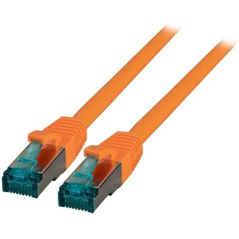 RJ45 Patchkabel Cat.6A S/FTP LSZH, orange 1m – Bild 2