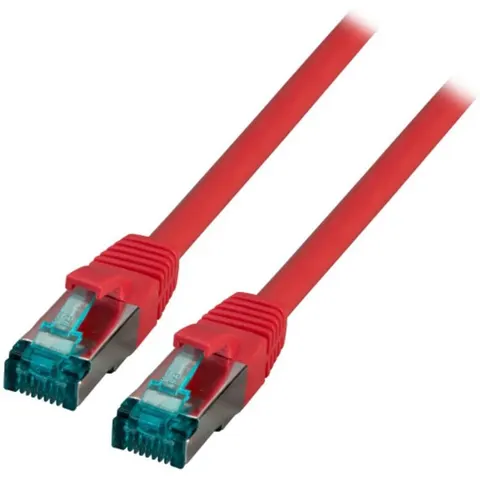 RJ45 Patchkabel Cat.6A S/FTP LSZH, rot 5m – Bild 2