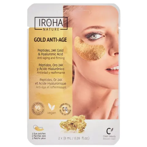 Iroha Gold Tissue Eye Patches - 2 pcs – image 2