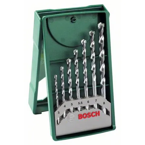 Bosch Mini-X-Line Steinbohrer-Set, 7-teilig – Bild 2