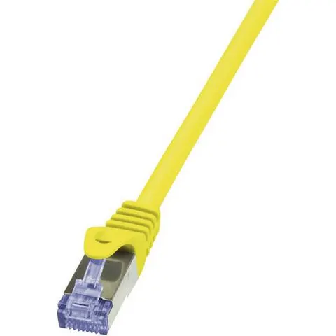 LogiLink Patchkabel, Kat. 6A, S/FTP, 1,0 m, gelb – Bild 2
