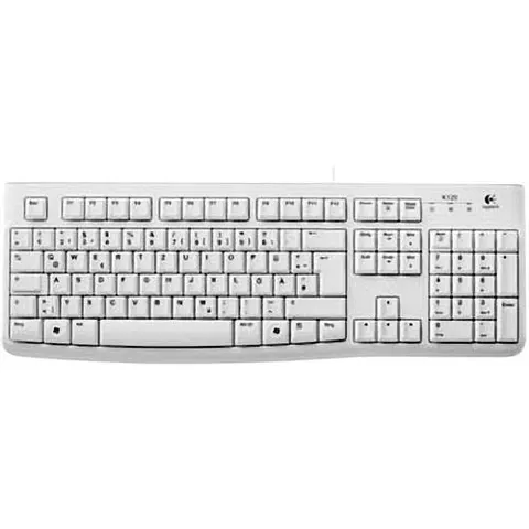 Logitech USB Keyboard K120 white retail – Bild 2