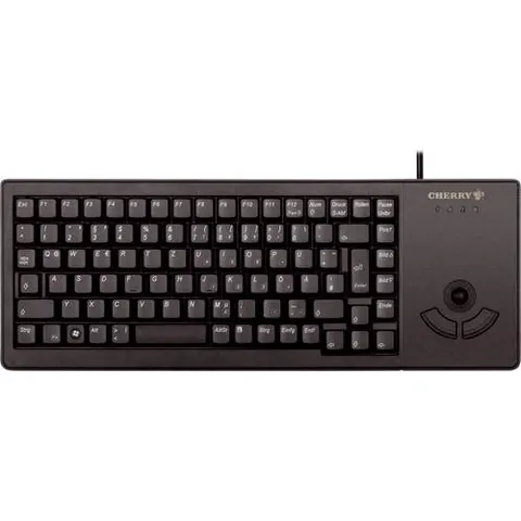 Cherry XS Trackball Keyboard, schwarz, USB – Bild 2