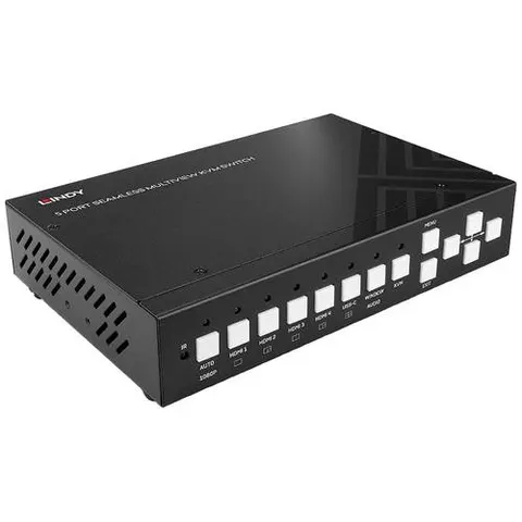 LINDY 5 Port KVM Switch Seamless Multiview 4HDMI 1USB Typ C – Bild 2