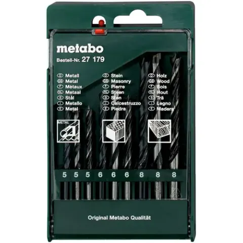 Metabo Bohrersortiment-Kassette, 9-tlg. – Bild 2