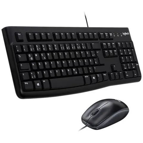 Logitech MK120 Desktop – Schwarz – Bild 2