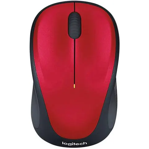 Logitech M235 Wireless Maus – Rot – Bild 2