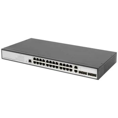 DIGITUS Switch 24-Port Gigabit Managed schwarz – Bild 2