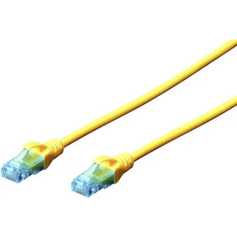 DIGITUS Patchkabel, Kat. 5e, U/UTP, 2,0 m, gelb – Bild 2