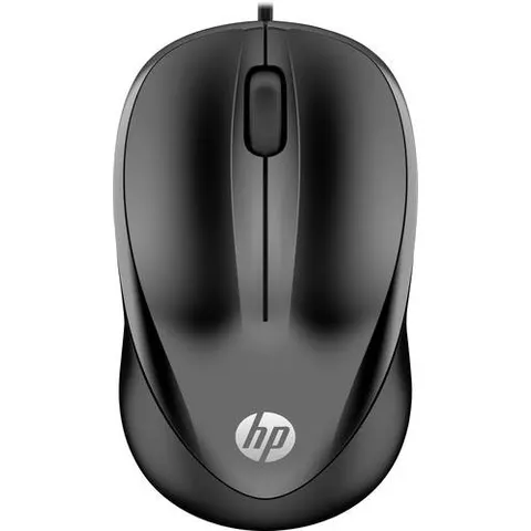HP Wired Mouse 1000 – Schwarz – Bild 2