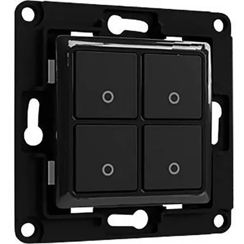 SHELLY Wall Switch 4 Black Switch – Bild 2