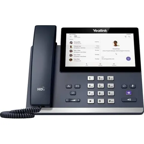 Yealink MP56 E2 Teams Systemtelefon,VoIP Touchscreen Touch-Display Grau – Bild 2