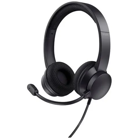 Trust Ayda USB-ENC PC Headset – Schwarz – Bild 2