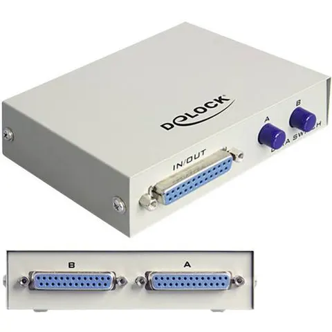 DELOCK D-Sub25 Switch 2 Eingänge -> 1 Ausgang – Bild 2