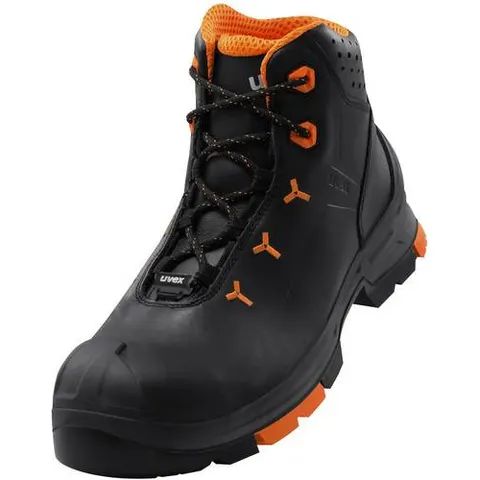 uvex 2 Schnürstiefel S3 SRC, Gr. 43, schwarz/orange – Bild 2