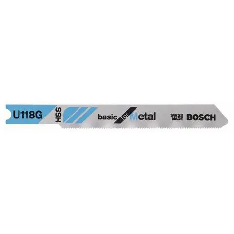 Bosch Stichsägeblatt U 118 G Basic for Metal, 3er-Pack – Bild 2