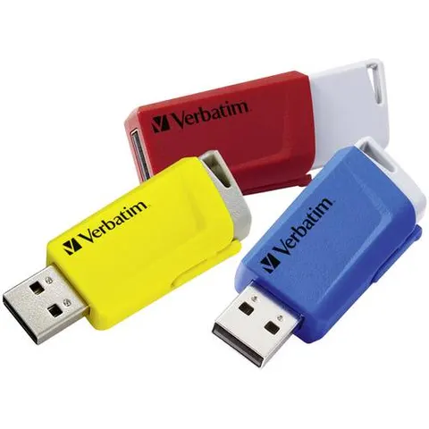 VERBATIM USB-Stick Click, 16 GB, 3er Pack – Bild 2