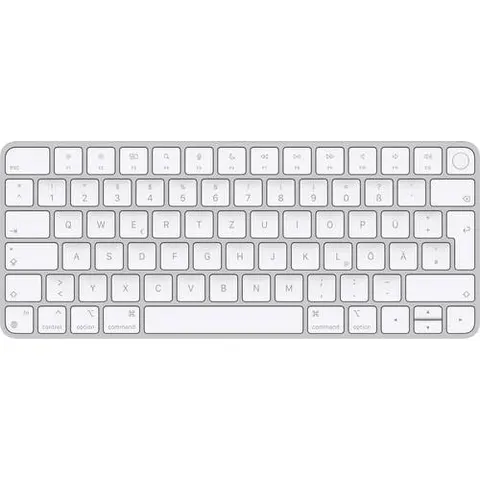 Apple Magic Keyboard mit Touch ID, Deutsch – Silber – Bild 2