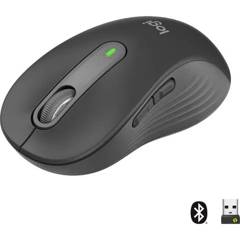 Logitech Signature M650 L mouse – Grau – Bild 2
