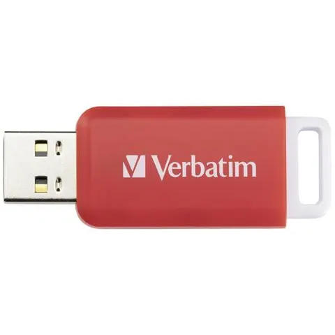Verbatim DataBar USB-Stick 16 GB USB Typ-A 2.0 Rot – Bild 2