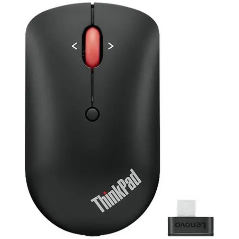 LENOVO ThinkPad USB-C Wireless Mouse – Schwarz – Bild 2