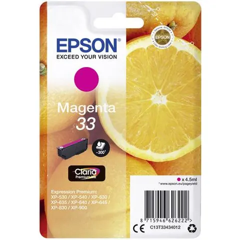 EPSON 1LB Singlepack Magenta 33 Claria – Bild 3