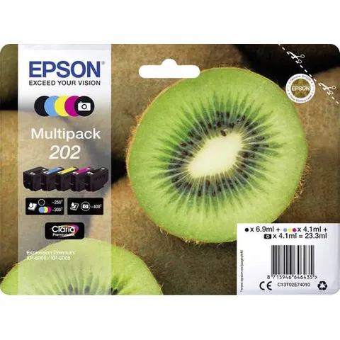 Epson 202 (C13T02E74010) - 5-farbig - Druckerpatrone - Multipack – Bild 3