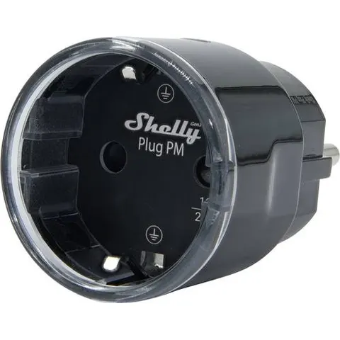 Shelly Plug & Play Plug PM Gen3 Black – Bild 2