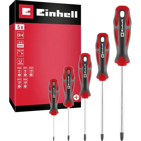 EINHELL Schraubendreher-Set PH, 370536, 5-teilig – Bild 2