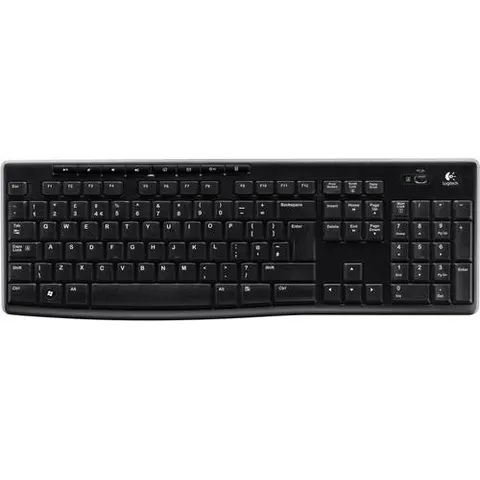 Logitech K270 Wireless-Tastatur – Schwarz – Bild 2