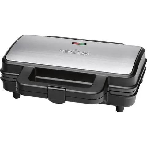 Profi Cook PC-ST 1092 Sandwichmaker Schwarz, Silber – Bild 2