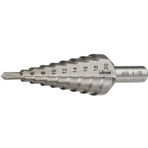 VIGOR HSS-Stufenbohrer, 4 - 20 mm – Bild 2