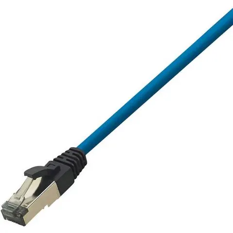 LogiLink Premium Patchkabel, Kat. 8.1, S/FTP, 0,5 m, blau – Bild 2