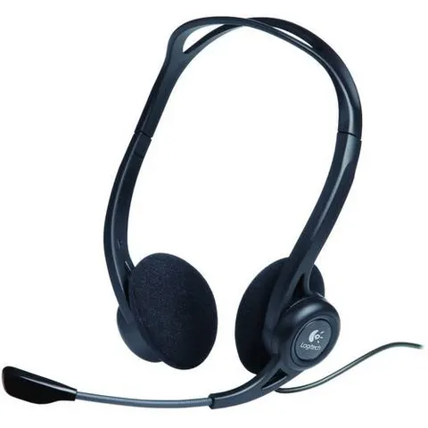 Logitech 960 USB Headset, Schwarz, On-Ear, Kabelgebunden – Bild 2