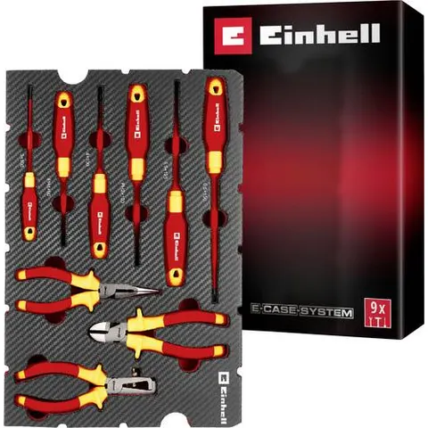 EINHELL E-Case-Einleger VDE Elektriker-Werkzeug, 370524, 9-teilig – Bild 2