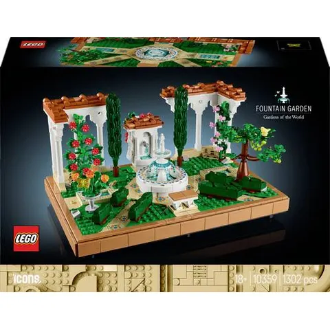 LEGO® ICONS™ 10359 Springbrunnengarten – Bild 2