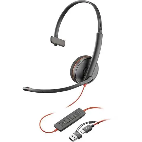 Poly Blackwire 3210 Mono USB-C/A – Bild 2