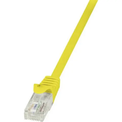 LogiLink Patchkabel, Kat. 5e, U/UTP, 2,0 m, gelb – Bild 2