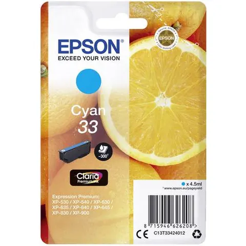 Epson 33 (C13T33424012) - Cyan - Druckerpatrone – Bild 3