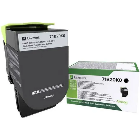 Lexmark 71B20K0 - Schwarz - Toner – Bild 2