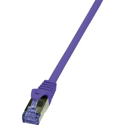 LogiLink Patchkabel, Kat. 6A, S/FTP, 1,0 m, violett – Bild 2
