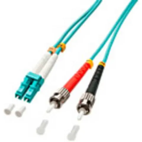 LINDY LWL-Duplexkabel LC/ST OM3 15m 50/125æm Multimode – Bild 2