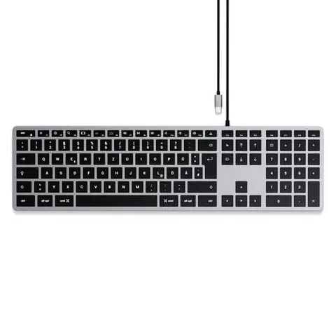 Satechi Slim W3 keyboard – Schwarz/Grau – Bild 2