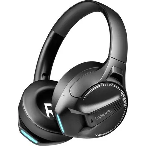 LogiLink BT0070 Over Ear Kopfhörer Bluetooth® Schwarz – Bild 2