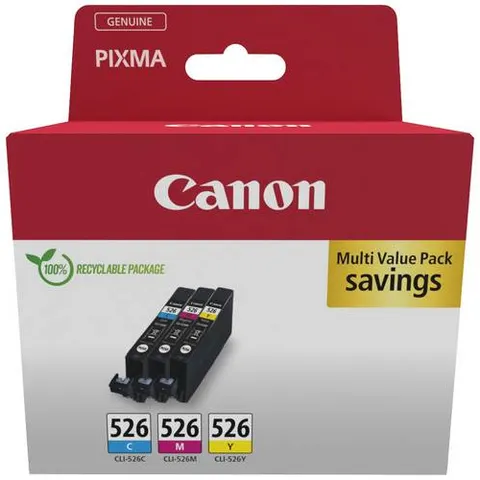 Canon CLI-526C/M/Y - 3-farbig - Druckerpatrone - Multipack – 679280 – Bild 3