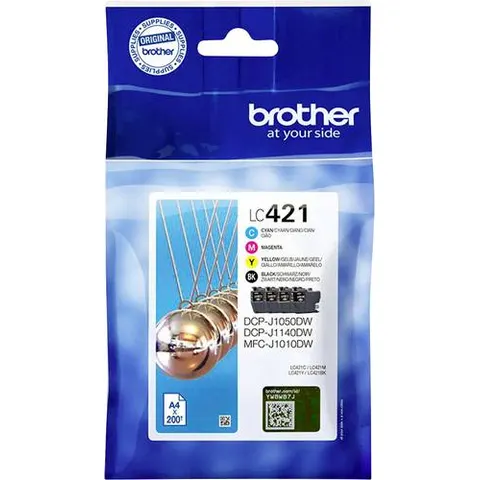 Brother LC-421VAL - 4-farbig - Druckerpatrone - Multipack – Bild 3