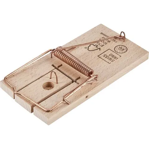 Swissinno Classic Holz-Mausefalle – Bild 2